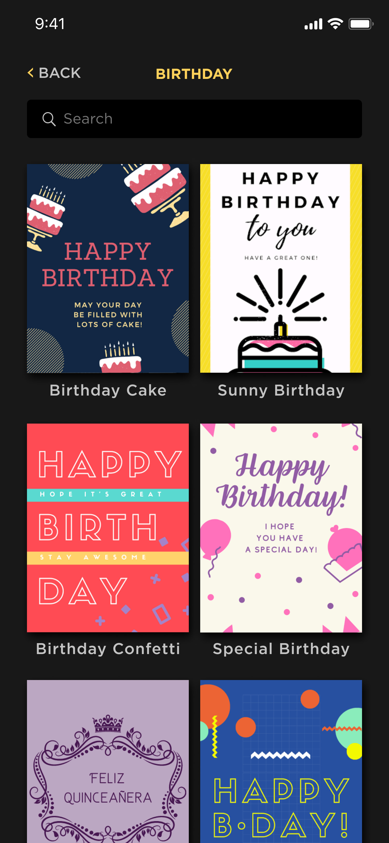Future messages can be sent in the form of greeting cards, delivered to any future date or future milestone. Wedding cards, graduation cards, birthday cards, and more.