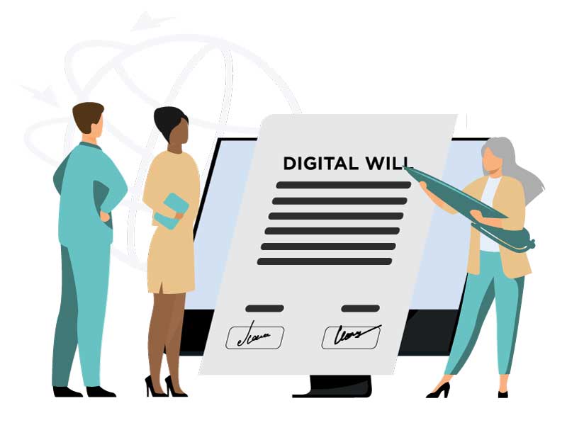 A Digital Will is an innovative death tech product powered by DigitalWill.com